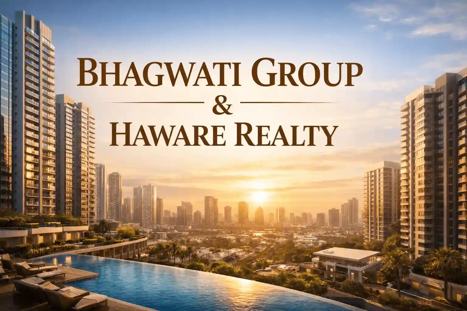 Bhagwati Group and Haware Realty joint logo